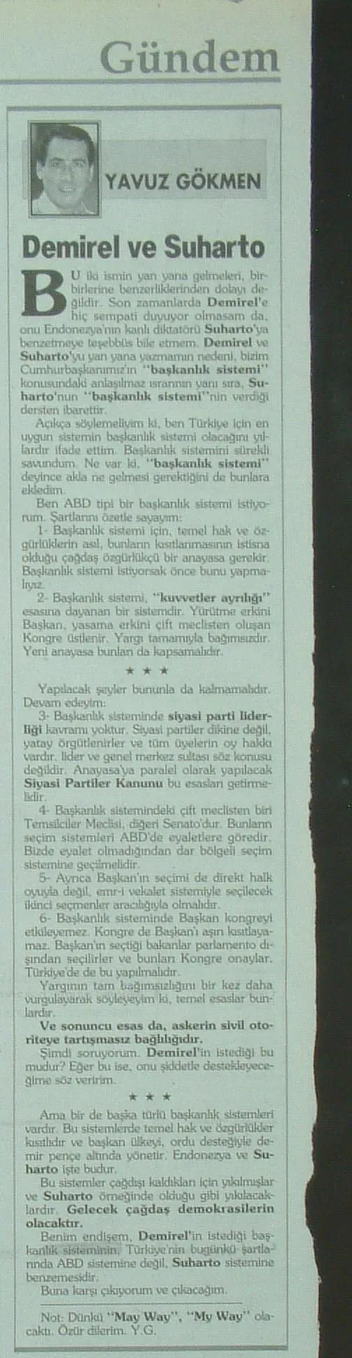 Baskanlik Sistemi Ve Kullanisli Gazeteciler Takvim