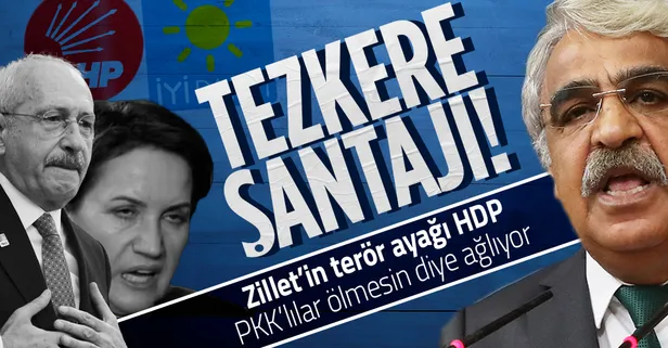 HDP'den CHP ve İyi Parti’ye tezkere şantajı