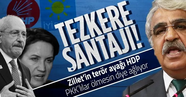 HDP’den CHP ve İyi Parti’ye tezkere şantajı
