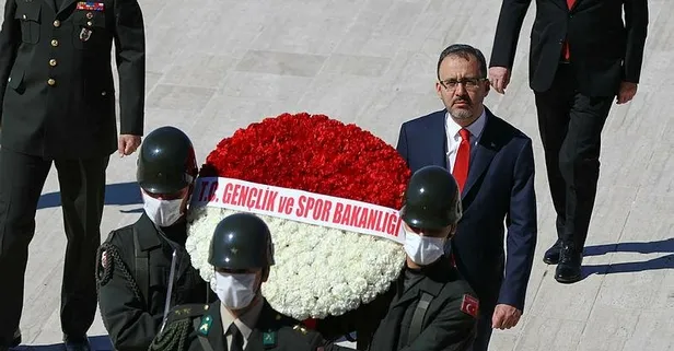 Kurtuluşa atılan adımın 102. yılı! Gençlik ve Spor Bakanı Mehmet Muharrem Kasapoğlu Anıtkabir'de