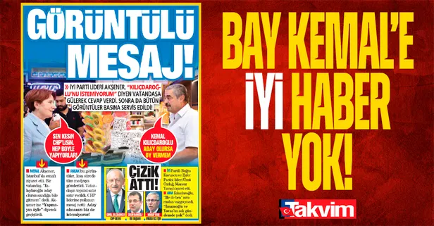 İYİ Parti lideri Meral Akşener'den Kemal Kılıçdaroğlu'na görüntülü adaylık mesajı