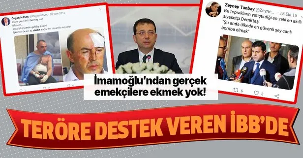 Ekrem İmamoğlu İBB’yi teröre destek verenlerle doldurdu!