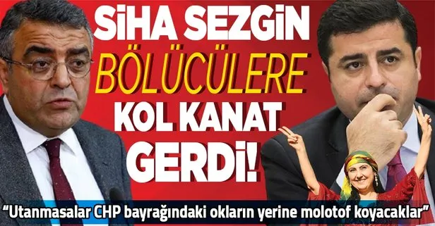 CHP’li Sezgin Tanrıkulu terörden tutuklu HDP’li Selahattin Demirtaş ve Figen Yüksekdağ’a sahip çıktı!