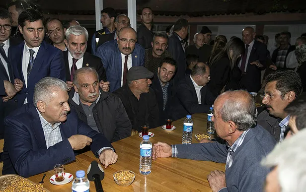 Başbakan Yıldırım, Ağın Köprüsü'nü havadan inceledi-2