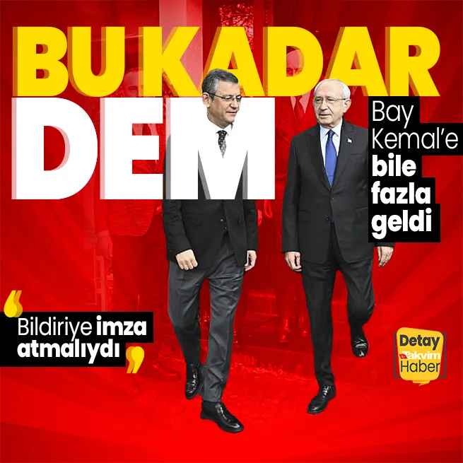 Özgür Özelin teröre karşı bildiriye imza atmaması Kemal Kılıçdaroğlunu bile rahatsız etti!