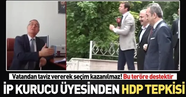 İP kurucu üyesi Özcan Yeniçeri’den çok sert HDP çıkışı!