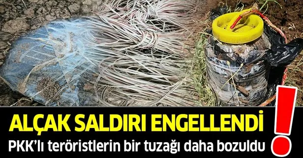 Geçiş güzergahına tuzaklanmış... Tunceli’de terör örgütü PKK’ya ait patlayıcı ve mühimmat ele geçirildi