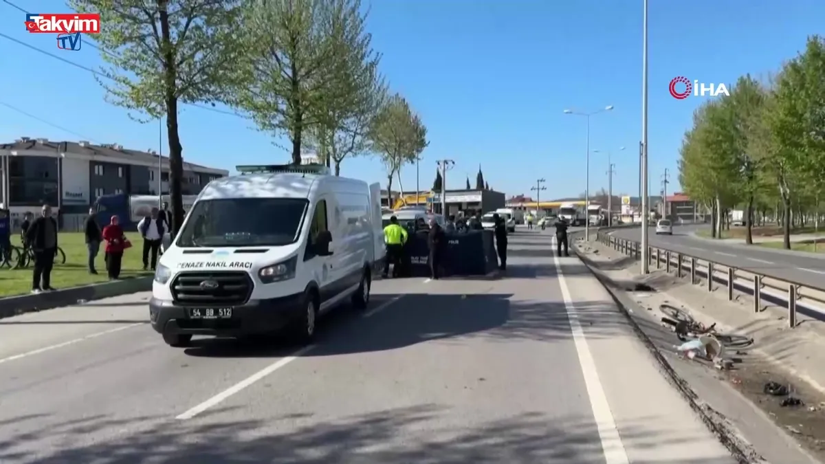 Sakarya'da feci kaza: 1 ölü 1 yaralı!