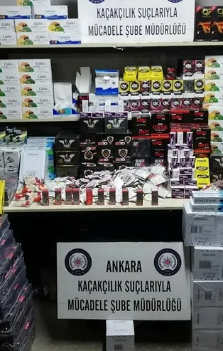 Son dakika: Başkentte kaçakçılık operasyonu