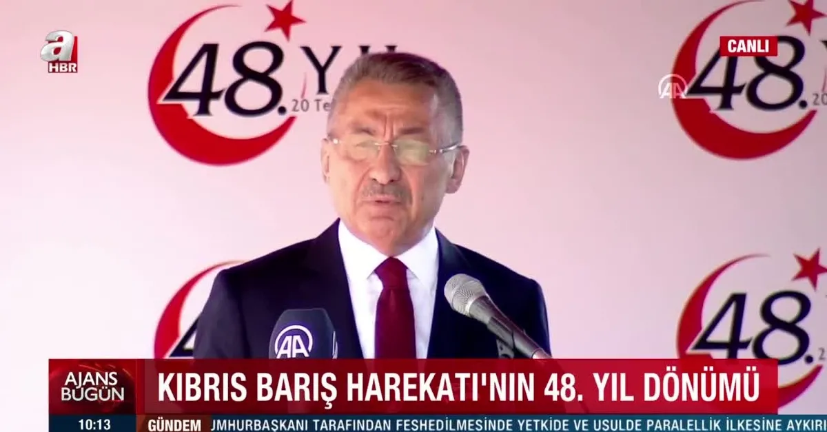 Fuat Oktay'dan Yunanistan ve Rum kesimine net mesaj: Kimsenin oyuncağı değil!