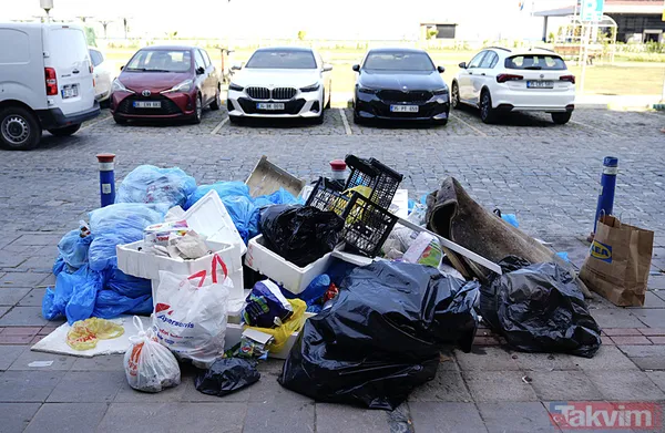 İzmir sokakları çöpten geçilmiyor... Özgür Özel suspus! - 1