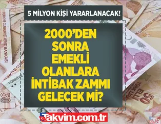 2000'den sonra emekli olan SSK, Bağkur'lulara 360 TL intibak zammı mı gelecek? 5 milyon kişiyi alakadar ediyor! 22 yıldır maaş alanlar...