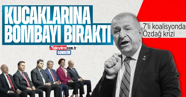 7'li koalisyonda Ümit Özdağ krizi: Masanın ortasına 'kayyum' bombasını bıraktı