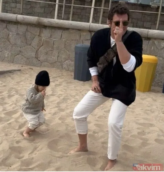 Kıvanç Tatlıtuğ'un oğlu Kurt Efe ilgi odağı oldu! Başak Dizer'den doğum gününe özel peş peşe paylaşımlar - 10