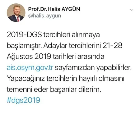 4 senelik DGS üniversite taban tavan puanları boş kontenjanlar listesi osym.gov.tr'de! DGS tercih başvuru kılavuzu indir!-2