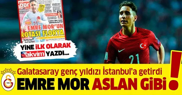 Galatasaray Emre Mor transferini bitirdi