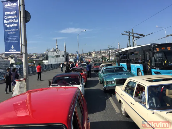 Galata Köprüsü'nde 100. Yıl Konvoyu... - 15