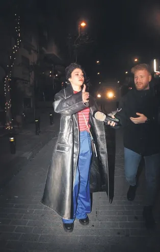 Pişti kaçışı! Eski aşkı Umut Evirgen'i gören Melisa Şenolsun mekanı koşar adımlarla terk etti