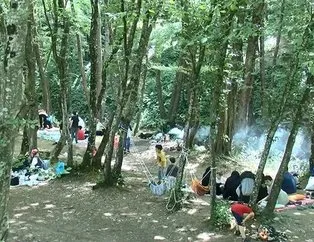 Belgrad Ormanı’na piknikçi akını! Kuyruk oluştu