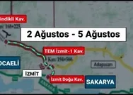 Kuzey Marmara Otoyolunun bir bölümü geçici olarak açılıyor