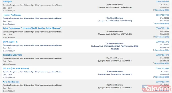 Alım Yapılacak Birimler Hasta Danışmanı Hasta Kabul Kayıt Görevlisi Hasta Karşılama Ve Yönlendirme Görevlisi