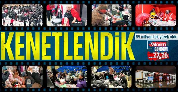 85 milyon depremzedeler için seferber oldu