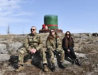 Aliyev ailesinden Nevruz pozları