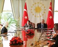 Başkan Erdoğan çocukları kabul etti