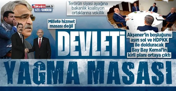 CHP’nin kirli planı deşifre oldu! Millete hizmet değil devleti bölüşme koalisyonu: HDP’ye bakanlık verecekler