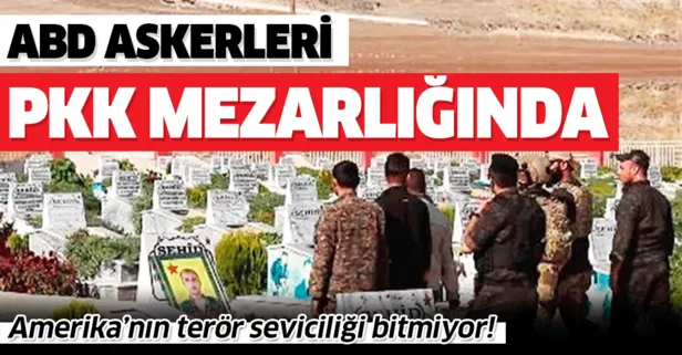 Amerika’nın skandalları bitmiyor! ABD askerleri PKK mezarlığında