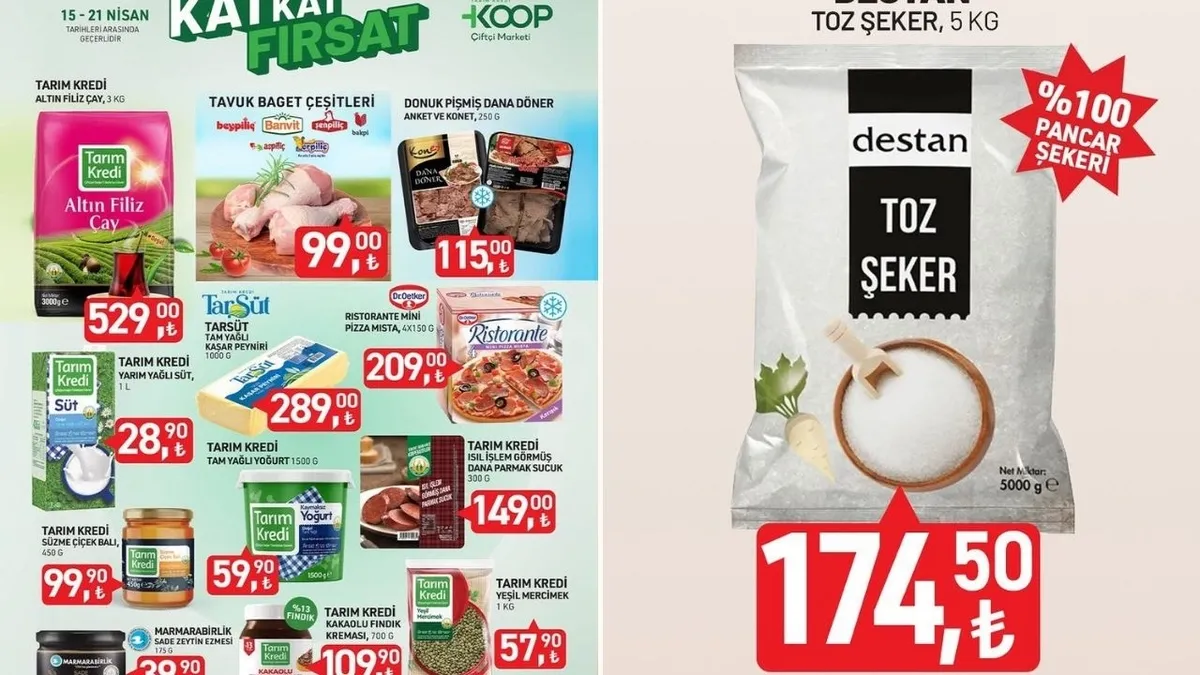 Tarım Kredi Kooperatifi 15-21 Nisan 2025 kataloğu | 27 üründe kat kat fırsat! 40’lı tuvalet kağıdı 229,90 TL’ye düştü