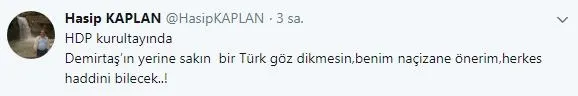 HDP'li Hasip Kaplan'dan skandal tweet!-1