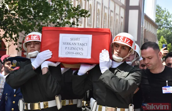 Pençe-Kilit şehidi Serkan Taşçı son yolculuğuna uğurlandı... Geriye o mesajı kaldı - 1