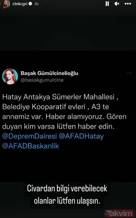 Yargı'nın Neva'sı Başak Gümülcinelioğlu gözyaşlarıyla duyurdu! Kayınvalidesi enkaz altındaydı "Annemizin olduğu enkazdan..." - 5