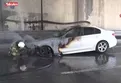 Ataşehir'de otomobil yangını! - İzle