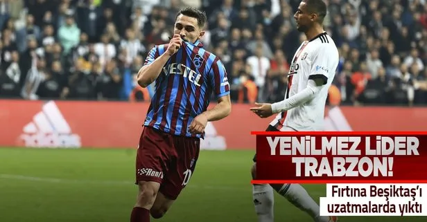 Fırtına son dakikada yıktı! Beşiktaş 1-2 Trabzonspor | MAÇ SONUCU