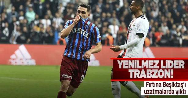Fırtına son dakikada yıktı! Beşiktaş 1-2 Trabzonspor | MAÇ SONUCU