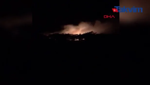 Çanakkale Ezine’de orman yangını!