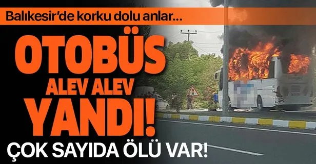 Son Dakika Balikesir De Otobus Yangini Cok Sayida Olu Var Takvim