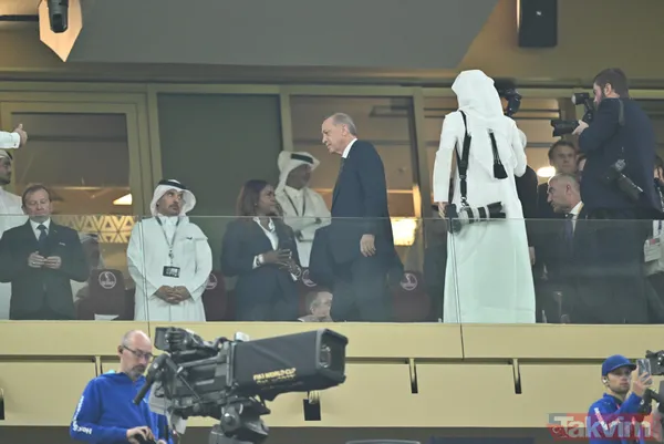 Başkan Recep Tayyip Erdoğan Katar'da dev finali takip etti! Al Sani ile görüştü - 8