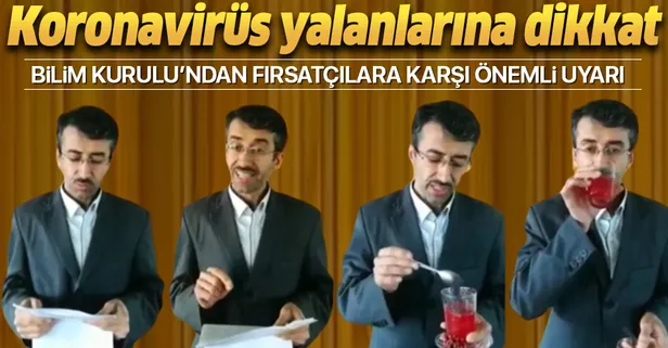 Koronavirüs yalanlarına dikkat! Bilim Kurulu üyeleri "sumak suyu"na karşı uyardı