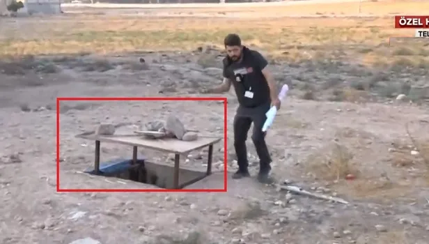 PKK/YPG'li teröristlerin asansörlü tünelleri görüntülendi