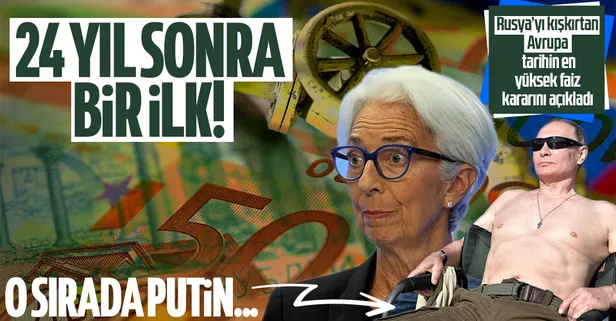 Avrupa Merkez Bankası'ndan faiz kararı! Tarihinde ilk...