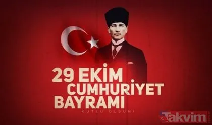 Resimli 29 Ekim Cumhuriyet Bayramı mesajları! Cumhuriyet Bayramı’nın 95’inci yıl dönümü kutlu olsun