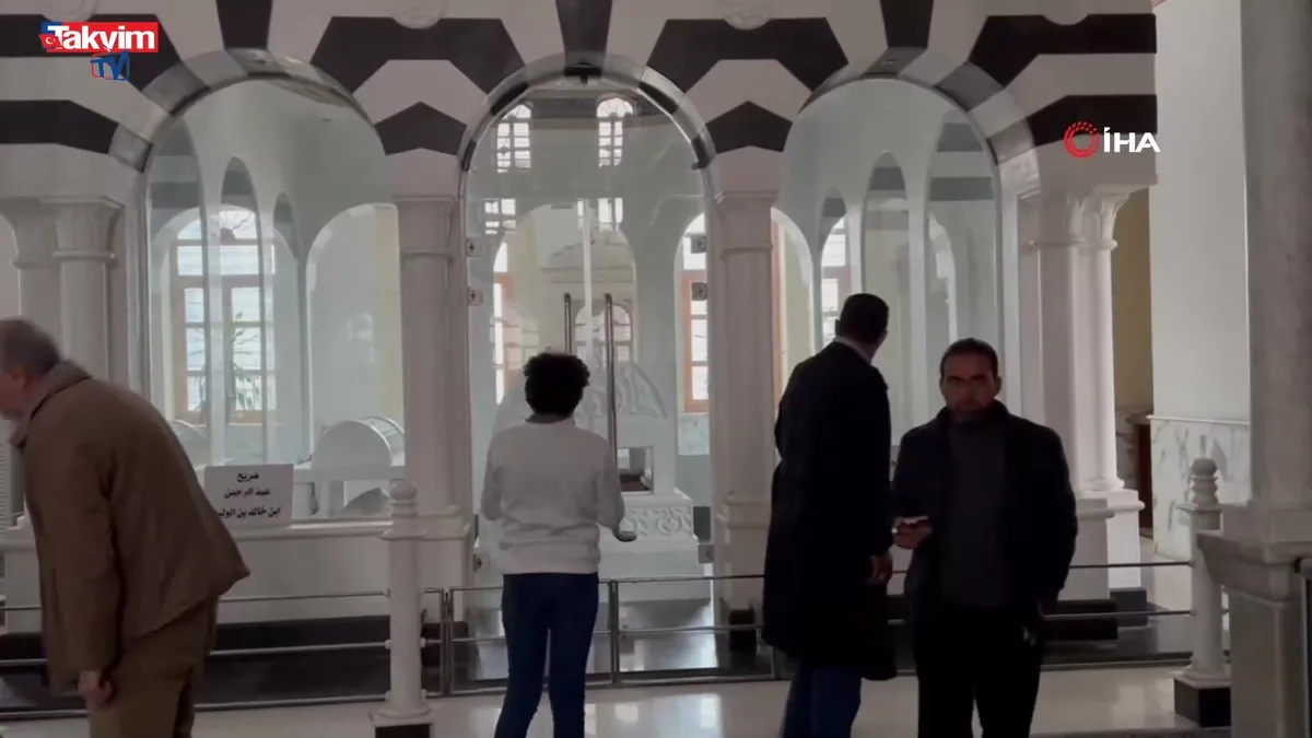 Hz. Halid Bin Velid Camii ve Türbesi açıldı