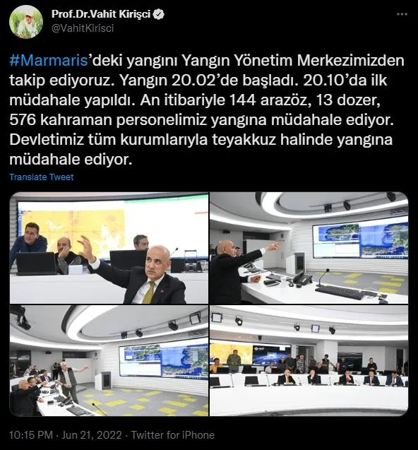 SON DAKİKA: Başkan Recep Tayyip Erdoğan Marmaris'te! Orman yangını olan bölgeyi havadan inceledi-15