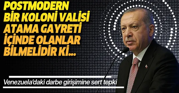 Son dakika: Başkan Erdoğan'dan flaş Venezuela açıklaması
