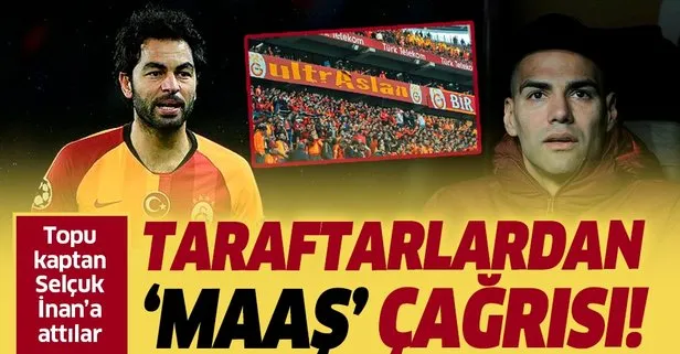 Şimdi sıra sizde! Galatasaray taraftarı ’maaş’ için topu Selçuk İnan’a attı...
