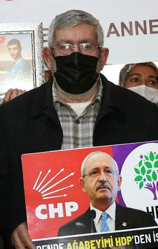 HDPKK'nın esiri Kılıçdaroğlu'nun kardeşi evlat nöbetinde: "Ağabeyimi HDP'den istiyorum"