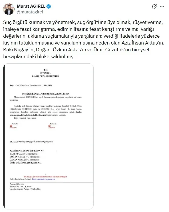 aziz-ihsan-aktas-hakkinda-tedbirler-kaldirildi-iddiasi-yalan-cikti-1776625411580.jpeg Aziz İhsan Aktaş hakkında “tedbirler kaldırıldı” iddiası yalan çıktı! Murat Ağırel’in algı operasyonu çöktü!-2